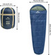 Миниатюра изображения товара Спальный мешок Naturehike Mummy MJ300 / CNK2300SD014-NBL (синий)