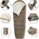 Миниатюра изображения товара Спальный мешок Naturehike Mummy MJ600 / CNK2300SD014-DBR (коричневый)