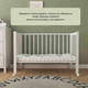 Миниатюра изображения товара Детская кроватка СКВ 3190111 с матрасом Mio Tesoro NewBorn