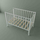 Миниатюра изображения товара Детская кроватка СКВ 3190111 с матрасом Mio Tesoro NewBorn
