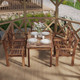 Миниатюра изображения товара Кресло садовое Sundays Ф-183.02 590x90x640 (орех)