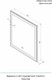 Миниатюра изображения товара Зеркало Континент Clamm Led 70x70 (с подогревом)
