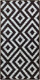Миниатюра изображения товара Ковер Витебские ковры Скандинавия 20С1-БК/ЭО 52340 83 (1x2)