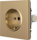 Миниатюра изображения товара Розетка Lezard Zima 704-3688-124BQC (золото)