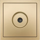 Миниатюра изображения товара Розетка Lezard Zima 704-3688-129 (золото)
