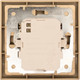 Миниатюра изображения товара Розетка Lezard Zima 704-3688-192 (золото)