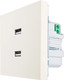 Миниатюра изображения товара Розетка Lezard Zima 704-9088-192 (слоновая кость)