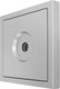 Миниатюра изображения товара Розетка Lezard Zima 704-7488-130 (серый матовый)