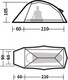 Миниатюра изображения товара Палатка Naturehike Cloud Up / CNK2450WS032-1BGR (зеленый)