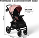 Миниатюра изображения товара Детская прогулочная коляска Bubago Model Cross City / BG 155-2 (розовый)