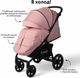 Миниатюра изображения товара Детская прогулочная коляска Bubago Model Cross City / BG 155-2 (розовый)