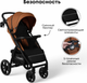 Миниатюра изображения товара Детская прогулочная коляска Bubago Model Cross City / BG 155-3 (кирпичный)