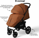 Миниатюра изображения товара Детская прогулочная коляска Bubago Model Cross City / BG 155-3 (кирпичный)