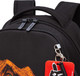 Миниатюра изображения товара Школьный рюкзак Grizzly RB-551-6 (черный/оранжевый)