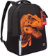 Миниатюра изображения товара Школьный рюкзак Grizzly RB-551-6 (черный/оранжевый)