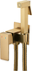 Миниатюра изображения товара Гигиенический душ со смесителем Shevanik S127G (золотой сатин)