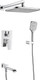 Миниатюра изображения товара Душевая система со смесителем Shevanik S4035 (хром)
