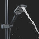 Миниатюра изображения товара Душевая система со смесителем Shevanik S4036H (черный)