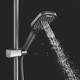 Миниатюра изображения товара Душевая система со смесителем Shevanik S4036T (оружейная сталь)