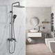 Миниатюра изображения товара Душевая система со смесителем Shevanik S4036T (оружейная сталь)