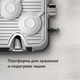 Миниатюра изображения товара Кофеварка эспрессо BQ CM5002 (сталь/черный)