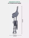 Миниатюра изображения товара Стульчик для кормления MOWbaby Nemo / MBH140 (Graphite)