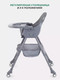 Миниатюра изображения товара Стульчик для кормления MOWbaby Nemo / MBH140 (Graphite)