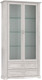 Миниатюра изображения товара Шкаф с витриной Олмеко Сохо 32.05 (бетон пайн белый)