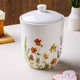 Миниатюра изображения товара Емкость для хранения Decor de table Полевые цветы / CL-FS00563K (1.6л, белый)