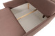 Миниатюра изображения товара Кресло-кровать KRONES Клио мод.2 (велюр, розовый/коричневый)