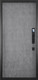 Миниатюра изображения товара Входная дверь ГРАНИТ Роял Смарт 77-1 бетон невский (86x205, правая)
