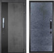 Миниатюра изображения товара Входная дверь ГРАНИТ Роял Смарт 77-1 бетон темный (96x207, правая)