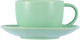 Миниатюра изображения товара Чашка с блюдцем Gipfel Gronte 52235 (светло-зеленый)