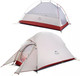 Миниатюра изображения товара Палатка Naturehike Cloud Up Si / NH18T010-T-DLG (серый/красный)