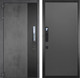 Миниатюра изображения товара Входная дверь ГРАНИТ Роял Смарт 77 графит нубук (86x205, левая)