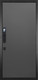 Миниатюра изображения товара Входная дверь ГРАНИТ Роял Смарт 77 графит нубук (86x205, левая)