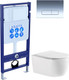 Миниатюра изображения товара Унитаз подвесной с инсталляцией Aquatek Европа T INS-0000012 + KDI-0000016 + KKI-0000001 + AQ1106T-00