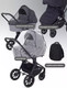 Миниатюра изображения товара Детская универсальная коляска Rant Flex 3в1 / RA077 (черный)
