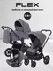 Миниатюра изображения товара Детская универсальная коляска Rant Flex 3в1 / RA077 (графит)