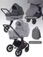 Миниатюра изображения товара Детская универсальная коляска Rant Flex 3в1 / RA077 (графит)