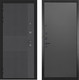 Миниатюра изображения товара Входная дверь ГРАНИТ Гранж 77 графит нубук (96x207, левая)