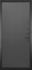 Миниатюра изображения товара Входная дверь ГРАНИТ Гранж 77 графит нубук (86x205, правая)