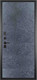 Миниатюра изображения товара Входная дверь ГРАНИТ Гранж 77-1 бетон темный (86x205, левая)