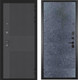 Миниатюра изображения товара Входная дверь ГРАНИТ Гранж 77-1 бетон темный (96x207, правая)