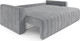Миниатюра изображения товара Диван Mebel-Ars Еврокнижка Лондон (Vivaldi 92/темно-серый)