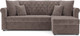 Миниатюра изображения товара Диван угловой Mebel-Ars Берлин (Vivaldi 6/капучино)