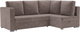 Миниатюра изображения товара Диван угловой Mebel-Ars Мансберг (Vivaldi 6/капучино)