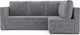 Миниатюра изображения товара Диван угловой Mebel-Ars Мансберг (Vivaldi 92/темно-серый)