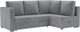 Миниатюра изображения товара Диван угловой Mebel-Ars Мансберг (Vivaldi 92/темно-серый)