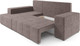 Миниатюра изображения товара Диван угловой Mebel-Ars Монреаль левый угол (Vivaldi 6/капучино)